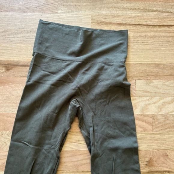 Blissful Benefits By Warner's Legging Seamless army green‎ small medium stretch - Picture 4 of 4